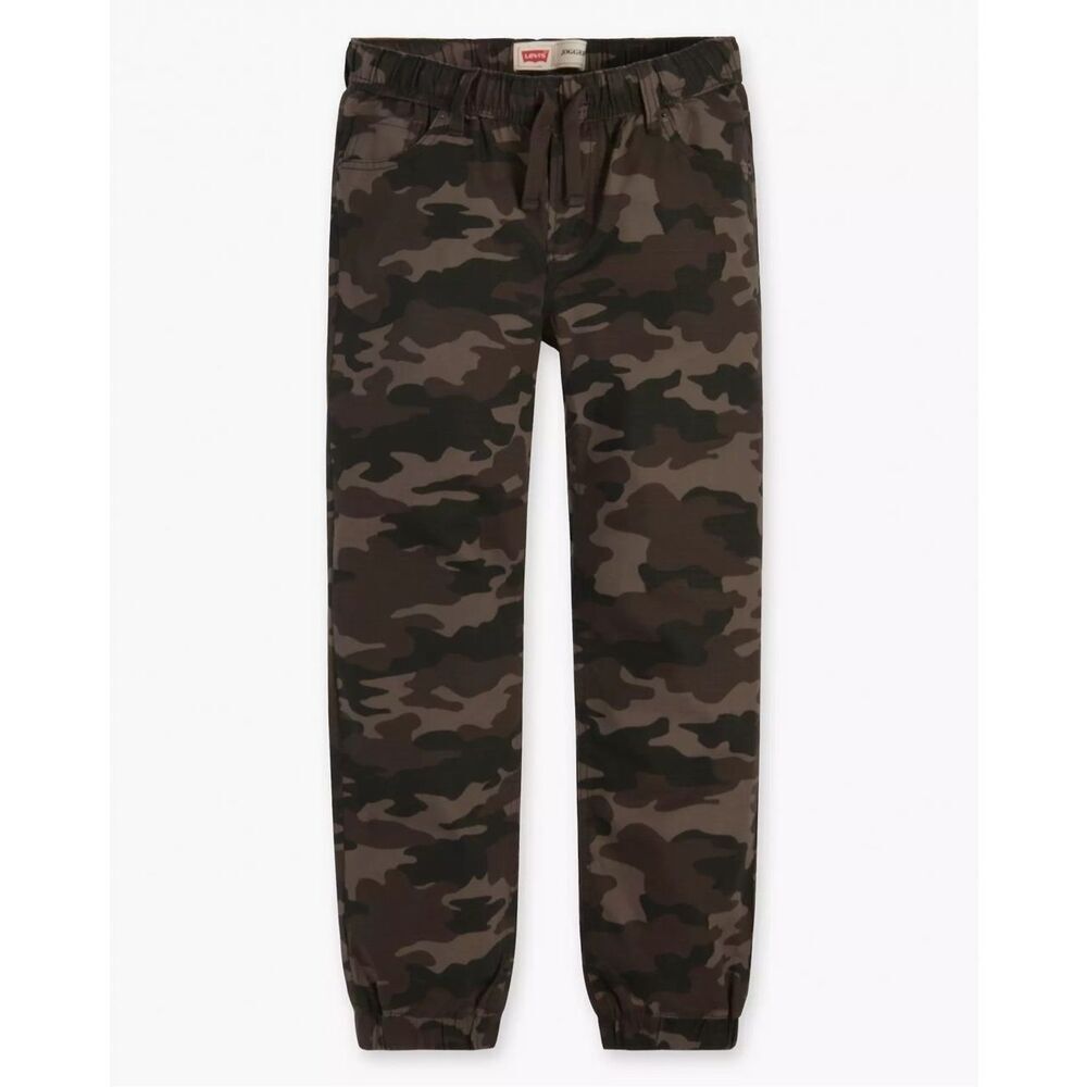 Youth Boys Levis Ripstop Camp Camouflage Joggers Pants - Sz 7 7X